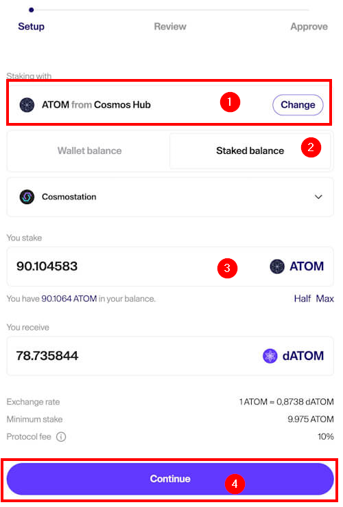 Как вывести и продать ATOM, если он в стейкинге?