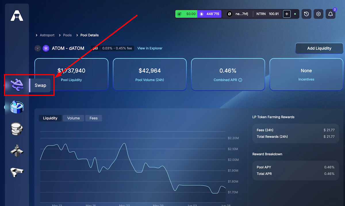 Как вывести и продать ATOM, если он в стейкинге?